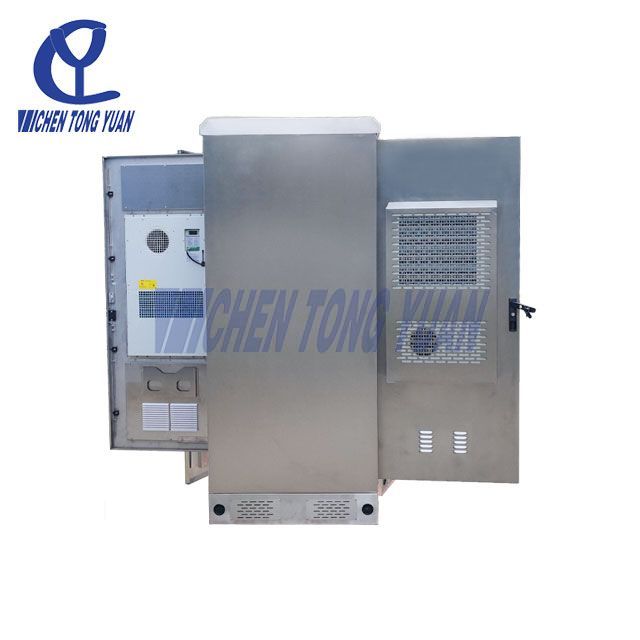 Cytech Sesuaikan Rak Pelayan Luaran Keluli Tahan Karat Cbinet dengan Penghawa Dingin 1500W