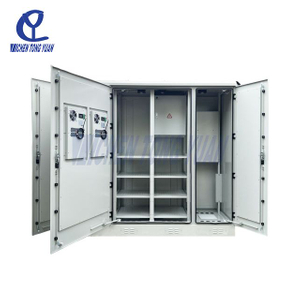 حاوية بطارية خارجية مقاومة للطقس بقدرة 24 كيلو وات من Cytech مع بطارية ليثيوم بقدرة 61.44 كيلو وات في الساعة 