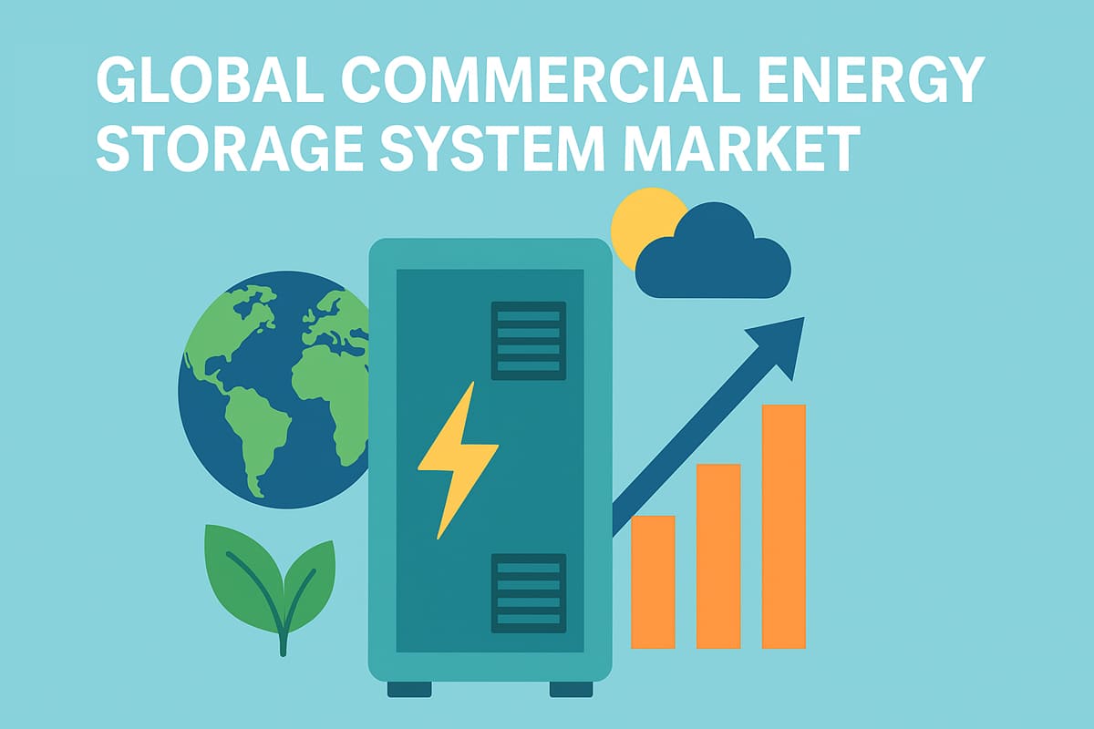 March&eacute; mondial des syst&egrave;mes de stockage d’&eacute;nergie commerciaux&nbsp;: analyse d’experts