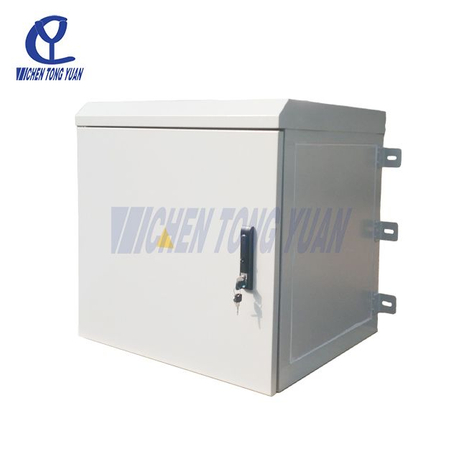 Kabinet Rak Server Luar Ruangan Pemasangan di Dinding Nema 3S 19 inci 6U