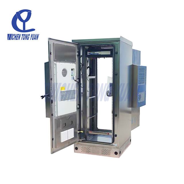 Cytech Sesuaikan Rak Pelayan Luaran Keluli Tahan Karat Cbinet dengan Penghawa Dingin 1500W