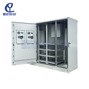 حاوية بطارية خارجية مقاومة للطقس بقدرة 24 كيلو وات من Cytech مع بطارية ليثيوم بقدرة 61.44 كيلو وات في الساعة 