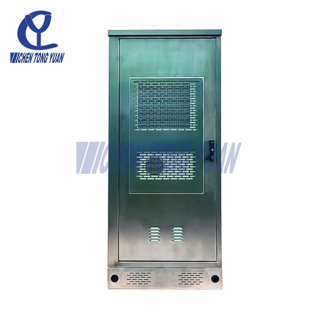 Cytech Sesuaikan Rak Pelayan Luaran Keluli Tahan Karat Cbinet dengan Penghawa Dingin 1500W